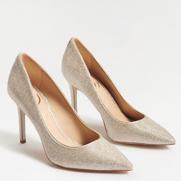 Sam Edelman Shoes - Sam Edelman / Danna Stiletto / pointed toe / gold glitter / Women’s 7.5
